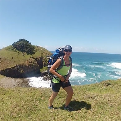 Wild Coast Hike - Day 5: a happy hiker!