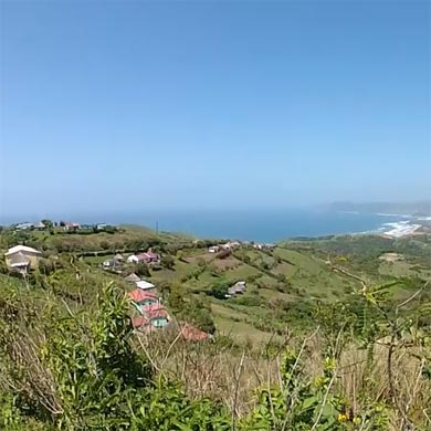 Panoramic view of the Wild Coast